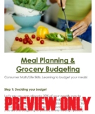 Meal Planning & Grocery Budgeting Life Skills/Consumer Math