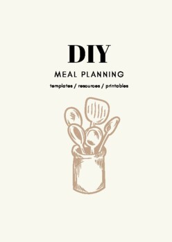 Preview of Meal Planning Printables