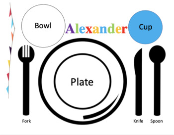 Preview of Meal Time Placemats