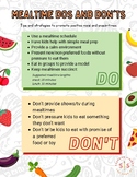 Mealtime Do's and Don'ts Poster/Handout