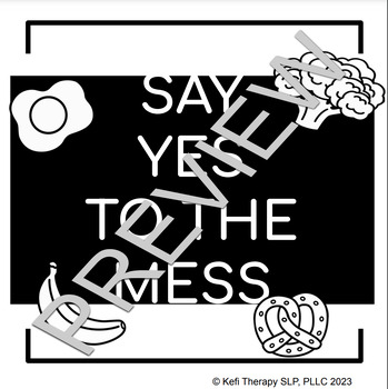 Preview of Mealtime Posters - Say Yes to the Mess