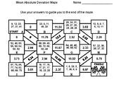 Mean Absolute Deviation Activity: Math Maze