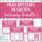 Mean Absolute Deviation Activity Mini-Bundle - 4 Fun Activities