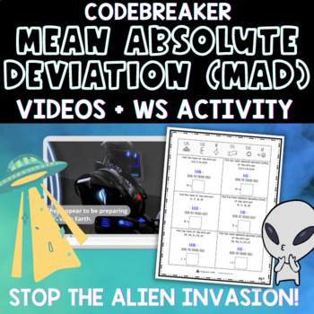Preview of Mean Absolute Deviation (MAD) Video Activity | Data & Statistics