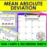 Mean Absolute Deviation Task Cards | Math Center Practice 