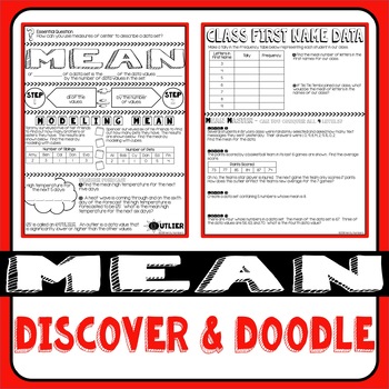 Preview of Mean Discover & Doodle