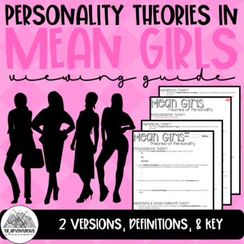 Preview of Psychology: Theories of Personality in Mean Girls Viewing Guide