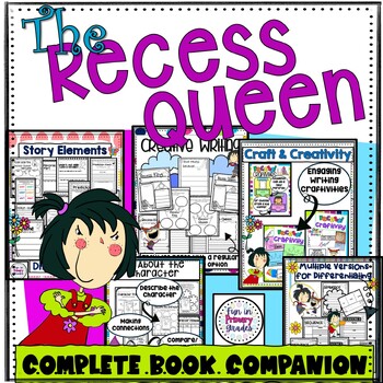 Preview of The Recess Queen Book Companion and Activities