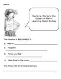 Mean Marlene: Learning About Bullying