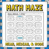 Mean Median Mode Maze