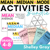 Mean Median Mode Range Bundle, Measures of Central Tendency