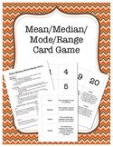 Mean, Median, Mode, Range Game