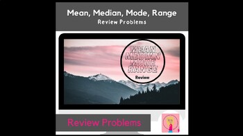 Preview of Mean, Median, Mode, Range - Review for Middle and High School Students