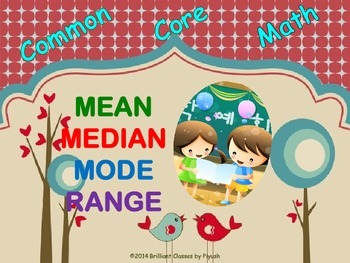 Preview of Mean - Median - Mode - Range -Understanding With Easy Steps!!!!