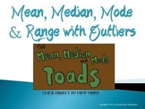 Mean Median Mode Range with Outliers
