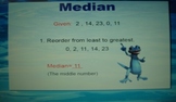 Mean, Median, Mode and Range - Animated Power Point
