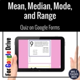 Mean, Median, Mode, and Range Google Form