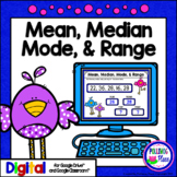Mean Median Mode and Range - Statistics for Google Drive a