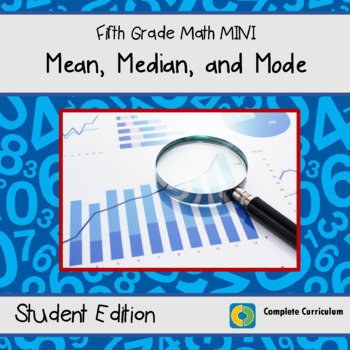 Preview of Mean, Median and Mode - 5th Grade Math Mini