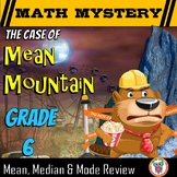 Mean Median and Mode Math Mystery Game Activity - 6th Grad
