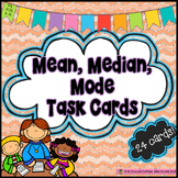 Mean, Median and Mode Task Cards