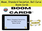 Mean, Standard Deviation, Bell Curve for Boom Cards