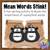 Mean Words Stink! (A sorting activity)