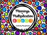 Meanings of Multiplication Scoot {24 Task Cards}