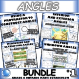Angles Unit - Grade 6 2020 Ontario Math Curriculum