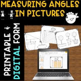 Measure Angles Protractor Practice with Pictures and Digit