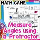 Measure Angles using a Protractor Game - Measurement Math 