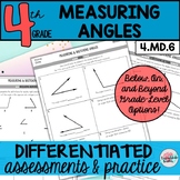 Measuring Angles with a Protractor 4.MD.6 Differentiated A