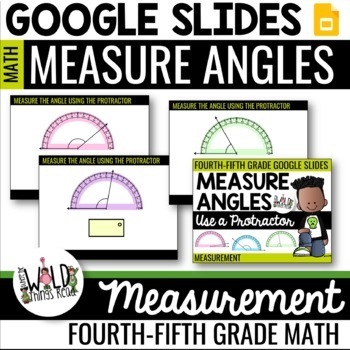 Preview of Measure Angles with a Protractor Google Slides