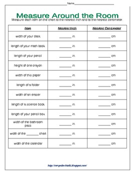 Preview of Measure Around the Room