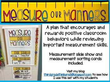 Measure Our Manners: A Behavior Management Plan Using Metric and Standard Units