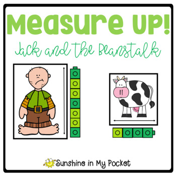 Preview of Measure Up! Jack and the Beanstalk Cube Measuring