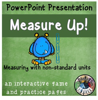 Preview of Measure Up an Interactive Game: Measuring with non-standard units 1.MD.A.2