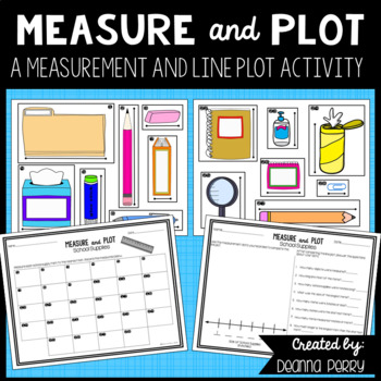 Preview of Measure and Plot - A Measurement and Line Plot Activity