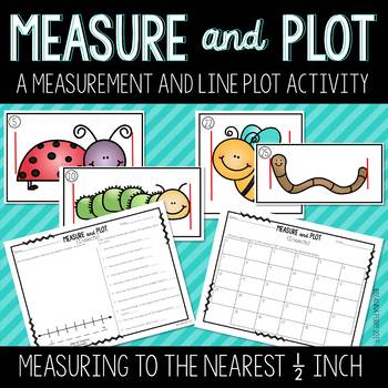 Preview of Measure and Plot - Measuring to the Nearest Half Inch and Line Plot Activity