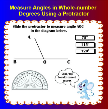 Preview of Measure angles in whole-number degrees using a protractor.