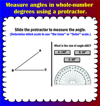 Preview of Measure angles in whole-number degrees using a protractor.