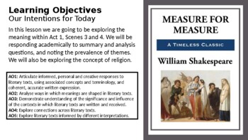 Summary of Measure for Measure