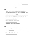 Measure for Measure Discussion Questions with Keys