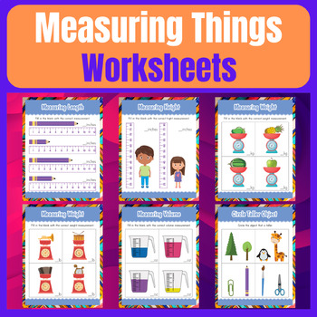 Measure it Up! Fun Worksheets for Budding Scientists | TPT