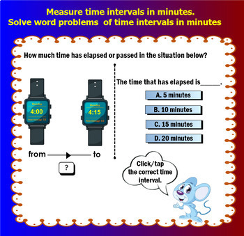 Preview of Measure time intervals in minutes.