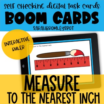 Preview of Measure to the Nearest Inch Boom Cards™