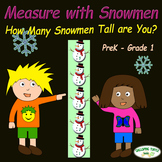 Measure with Snowmen - How Many Snowmen Tall Are You?