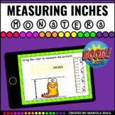 Measure with a Ruler Monsters Boom Cards™ Distance Learning