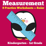 Measuring Length Measurement Worksheets | Preschool Kinder