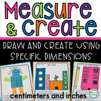 Preview of Measurement Activities Math Inches & Centimeters